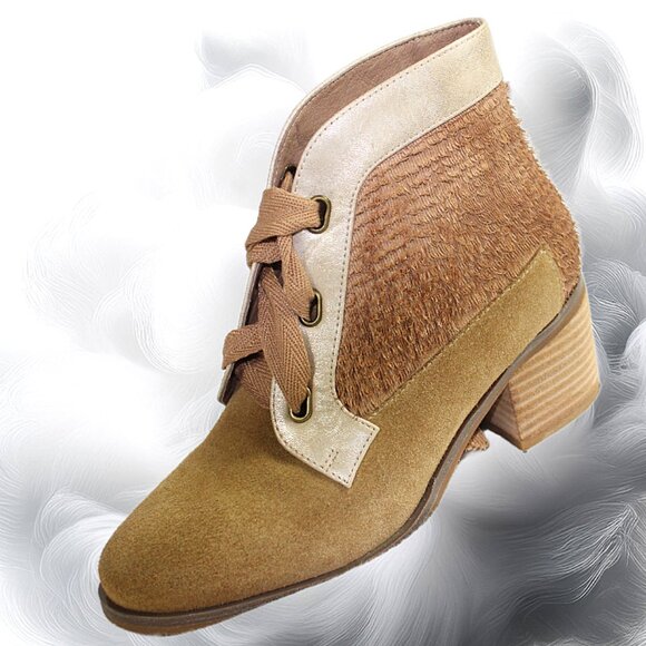 Antelope N52 Caroline Stone Lace Up Summer Ankle Bootie Size 36 (US 5-5.5) - Picture 4 of 10